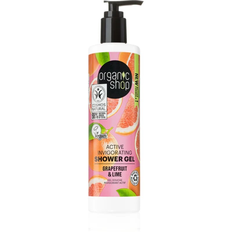 Organic Shop Grapefruit & Lime aktív tusfürdő gél 280 ml