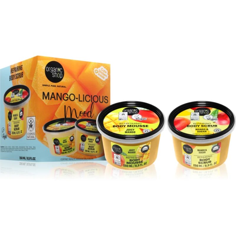 Organic Shop Mango-licious Mood Beauty Set ajándékszett testre
