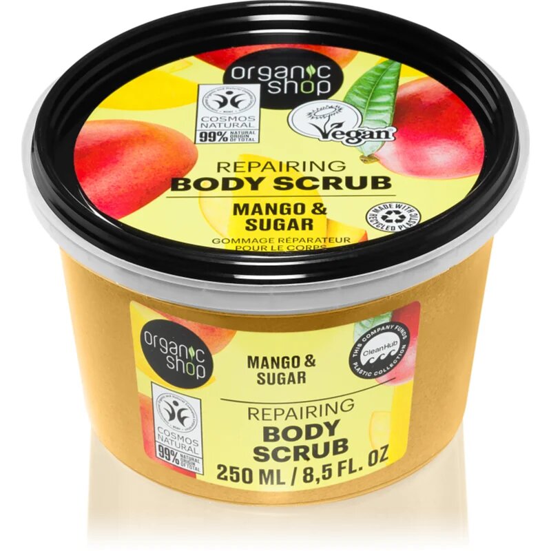 Organic Shop Mango & Sugar testpeeling a selymes bőrért 250 ml