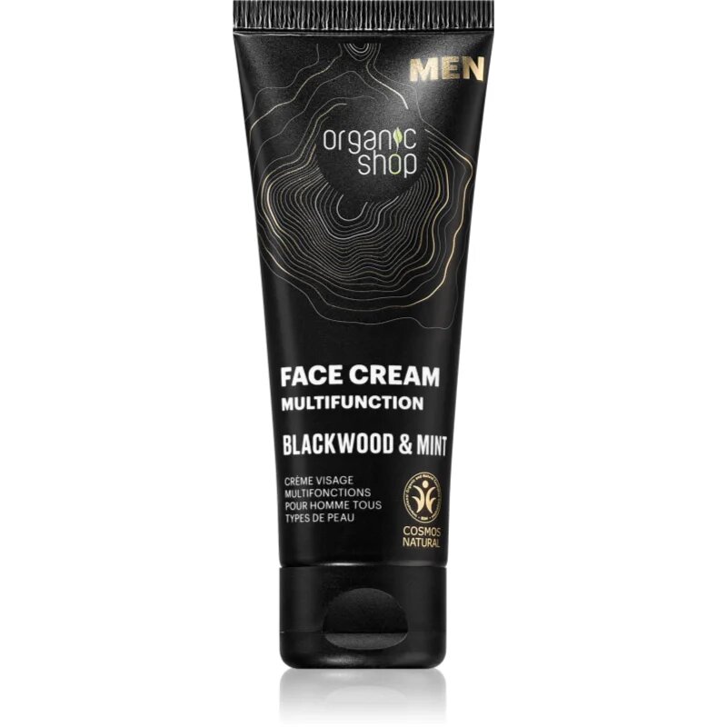 Organic Shop Men Blackwood & Mint többfunkciós krém az arcra uraknak 75 ml