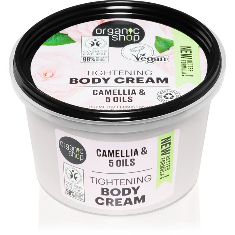 Organic Shop Organic Camellia & 5 Oils ápoló testkrém 250 ml