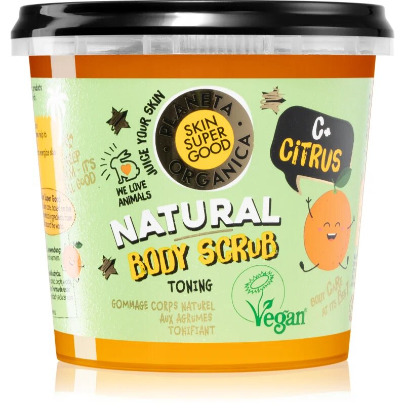 Organic Shop Skin Super Good C+ Citrus frissítő testpeeling C vitamin 360 ml