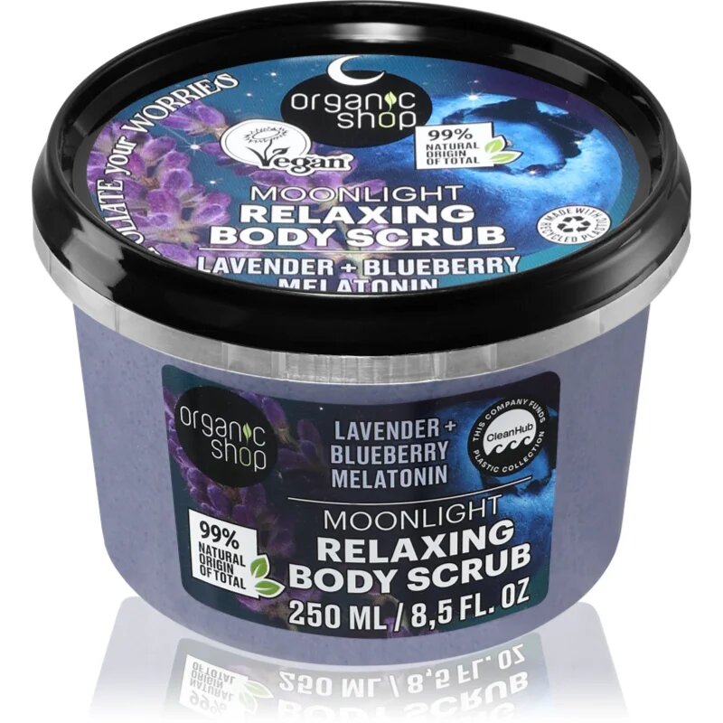 Organic Shop Sleeping Exfoliate Your Worries testpeeling nyugtató hatás 250 ml