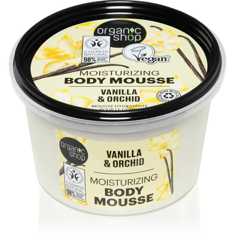 Organic Shop Vanilla & Orchid testhab vanília kivonattal 250 ml