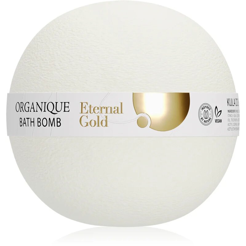 Organique Eternal Gold Smoothing Therapy fürdőgolyó tápláló hatással 170 g
