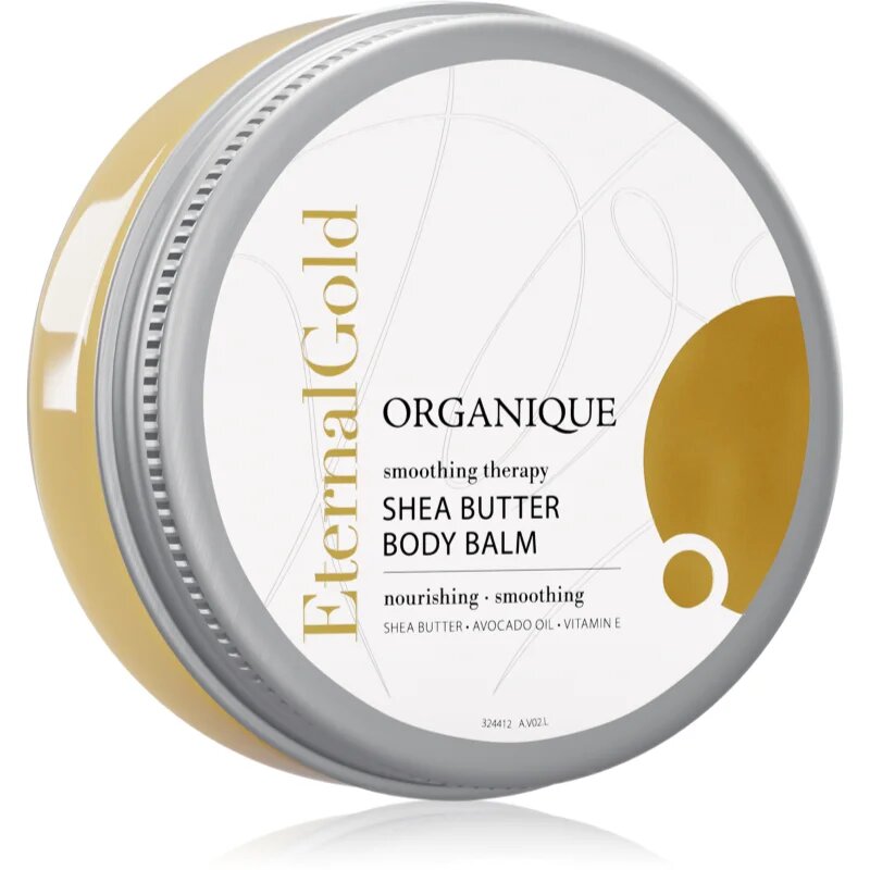 Organique Eternal Gold Smoothing Therapy tápláló testápoló balzsam bambuszvajjal 200 g