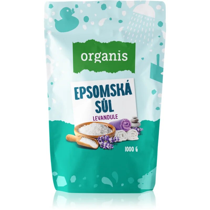 Organis Epsom salt Lavender fürdősó 1000 g