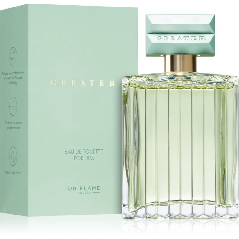 Oriflame Greater For Him Eau de Toilette uraknak 75 ml