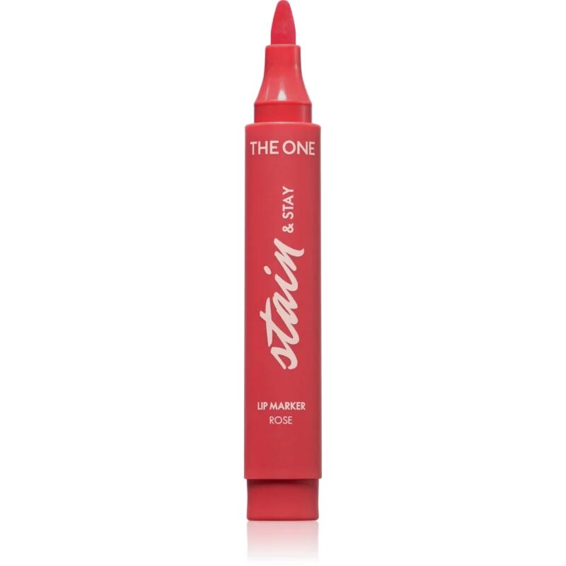 Oriflame The One Stain & Stay hosszan tartó rúzs filctoll forma árnyalat Rose 2.5 g