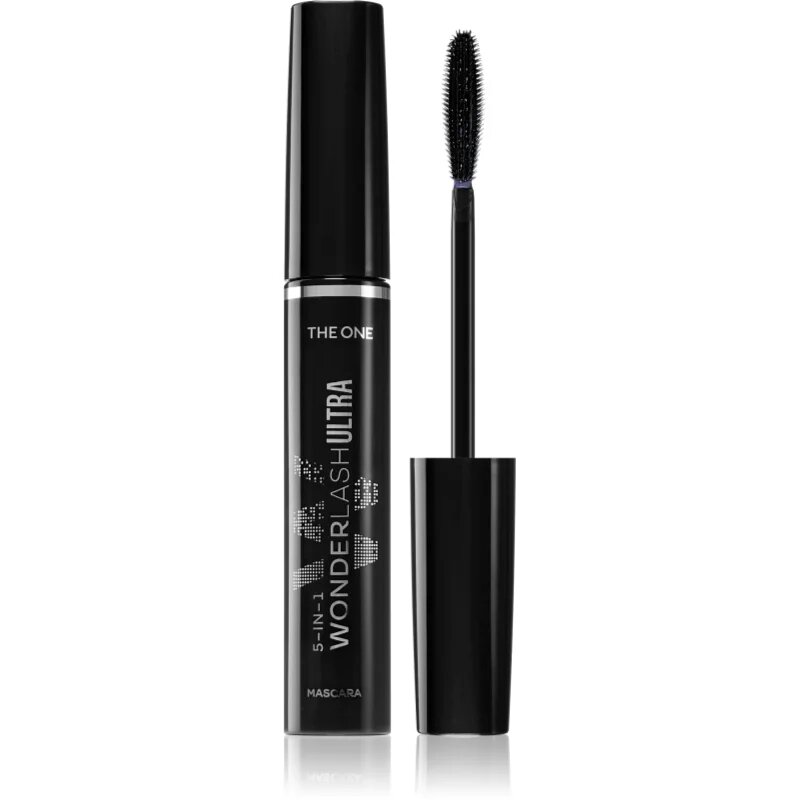 Oriflame The One Wonder Lash 5 in1 Ultra dúsító göndörítő szempillaspirál mely szétválasztja a pillákat árnyalat Black 8 ml