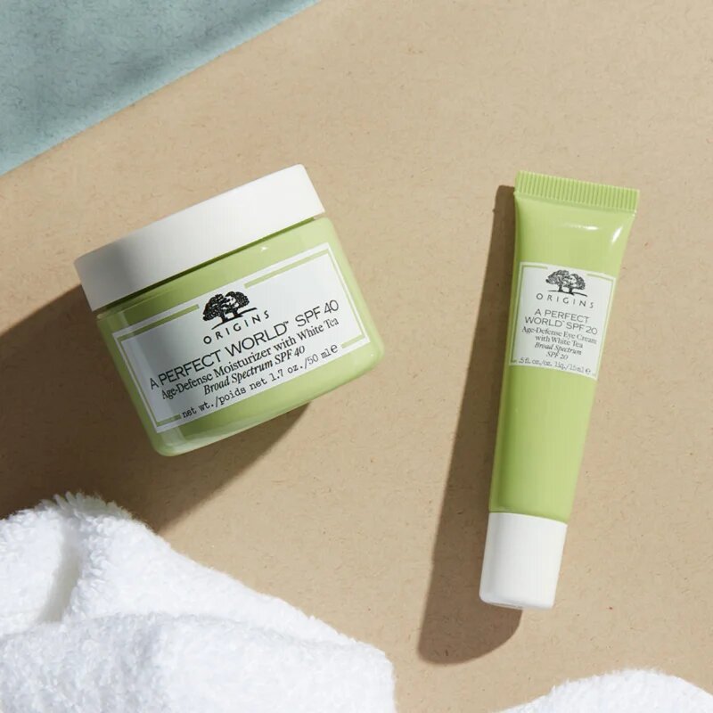 Origins A Perfect World™ Antioxidant Moisturizer With White Tea tápláló antioxidáns krém 50 ml