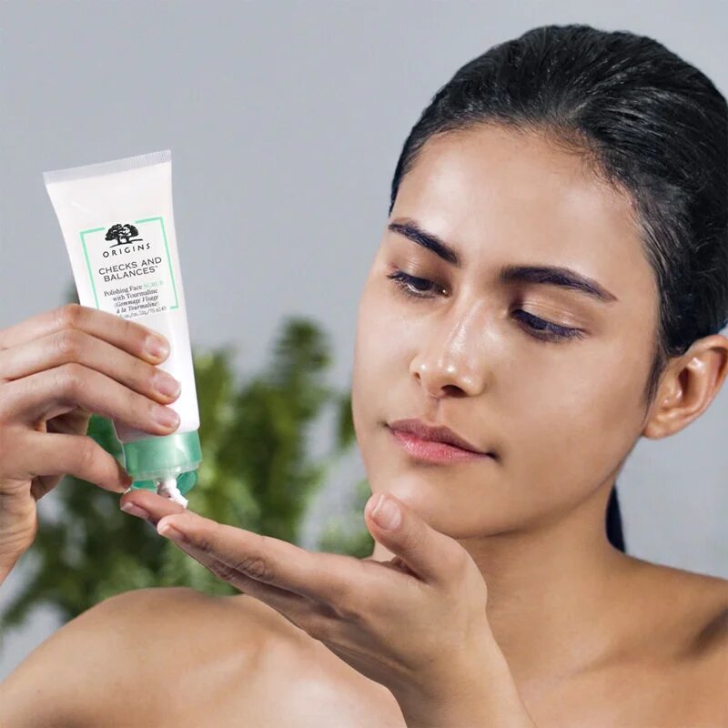 Origins Checks and Balances™ Polishing Face Scrub bőrkisimító arcpeeling 75 ml
