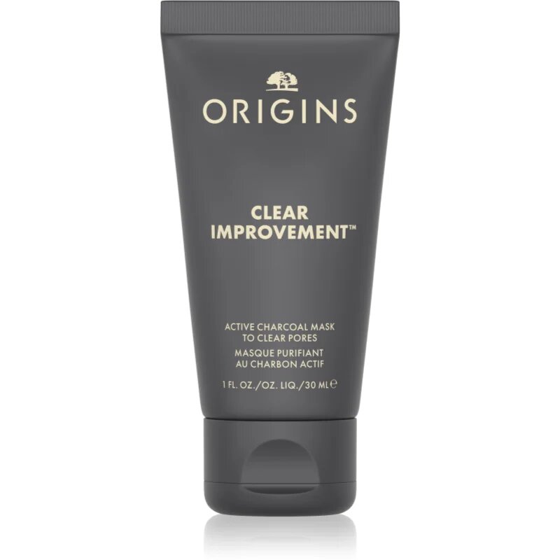 Origins Clear Improvement® Active Charcoal Mask To Clear Pores tisztító maszk aktív szénnel 30 ml