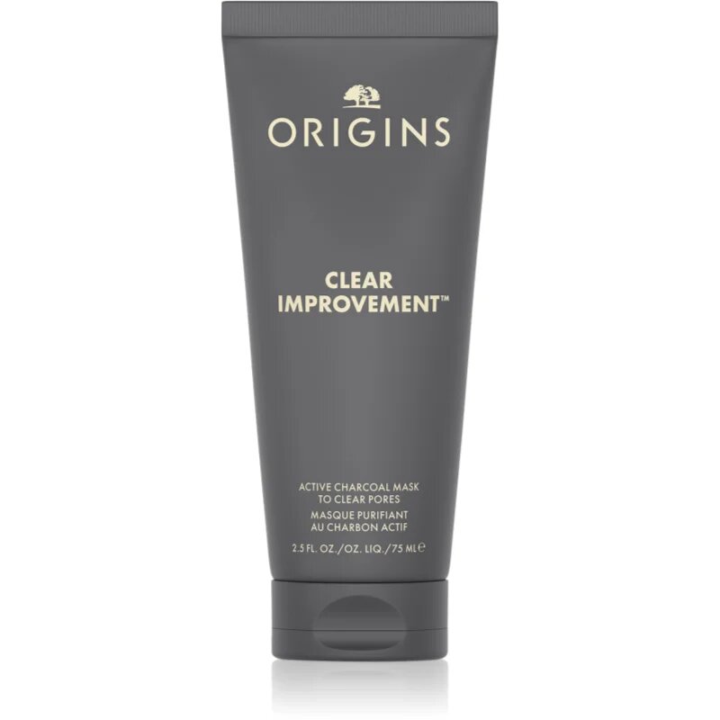 Origins Clear Improvement® Active Charcoal Mask To Clear Pores tisztító maszk aktív szénnel 75 ml
