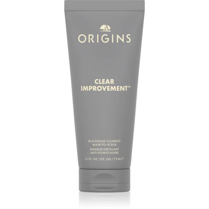 Origins Clear Improvement® Blackhead Clearing Mask-To-Scrub mitesszerek elleni pórustisztító maszk 75 ml