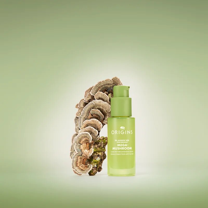 Origins Dr. Andrew Weil for ™ Mega-Mushroom Dark Spot Brightening Corrector Serum bőr szérum a bőr tökéletlenségei ellen 30 ml