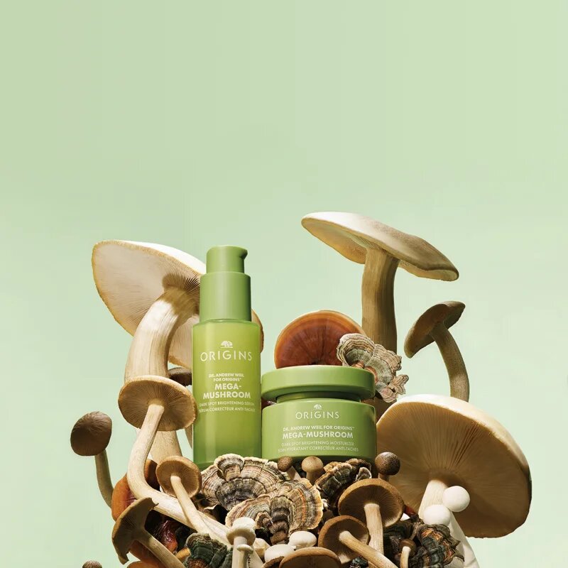 Origins Dr. Andrew Weil for ™ Mega-Mushroom Dark Spot Moisturizer Egységesítő hidratáló krém a bőr tökéletlenségei ellen 50 ml