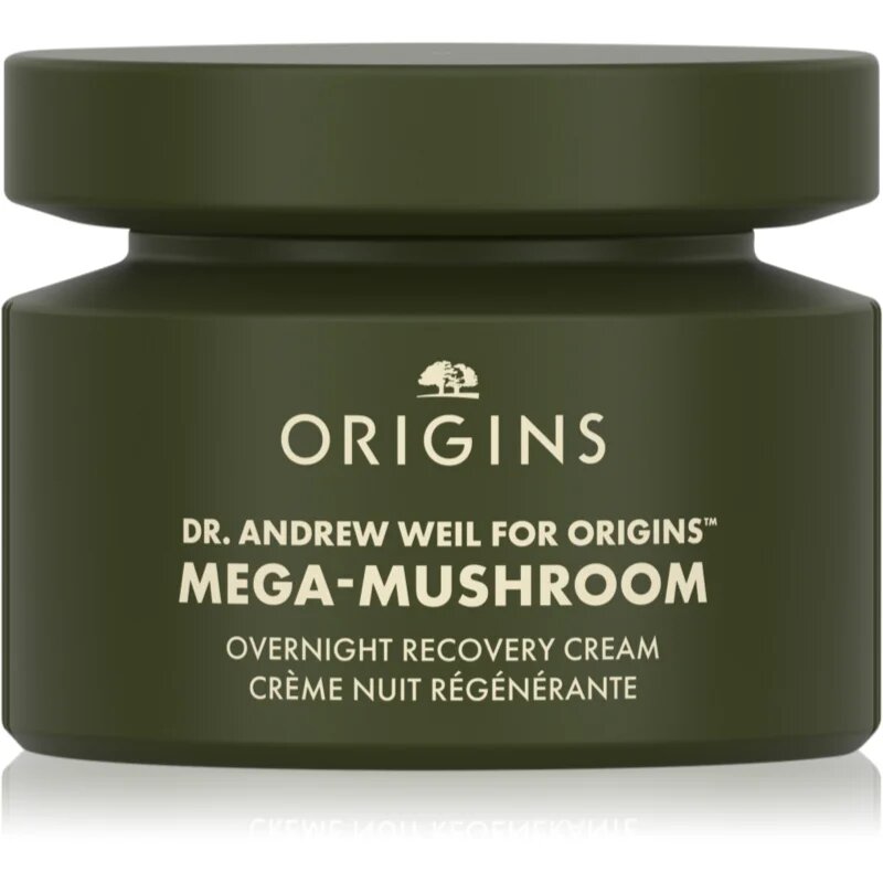Origins Dr. Andrew Weil for ™ Mega-Mushroom Overnight Recovery Cream nyugtató és hidratáló maszk éjszakára 50 ml