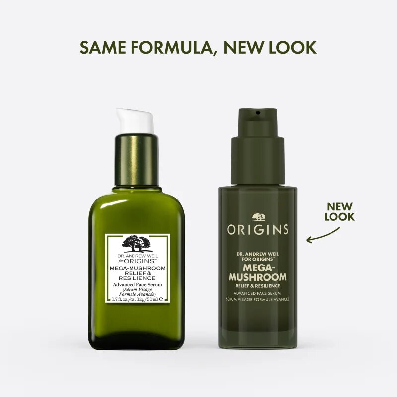 Origins Dr. Andrew Weil for ™ Mega-Mushroom Relief & Resilience Advanced Face Serum hidratáló és tápláló szérum 50 ml