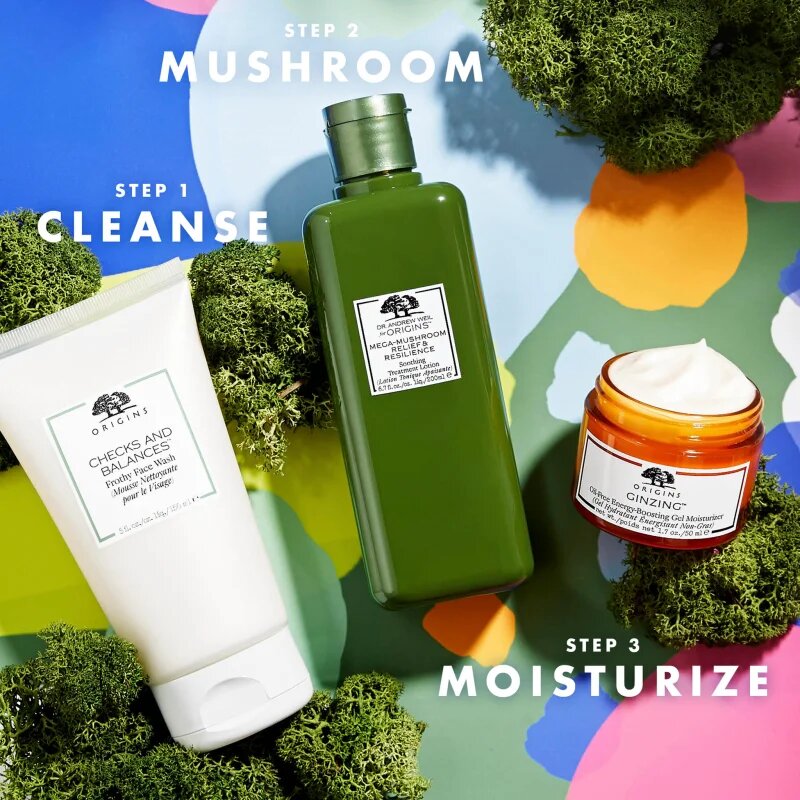 Origins Dr. Andrew Weil for ™ Mega-Mushroom Relief & Resilience Soothing Treatment Lotion bőrlágyító és nyugtató arcvíz 100 ml