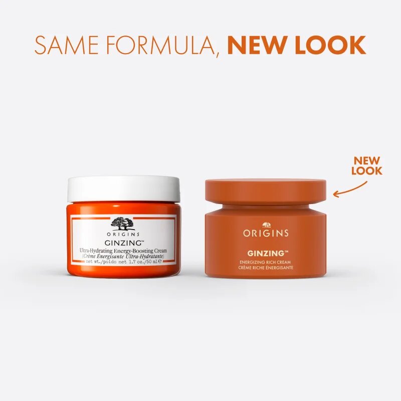 Origins GinZing™ Energizing Rich Cream revitalizáló hidratáló krém száraz bőrre 50 ml