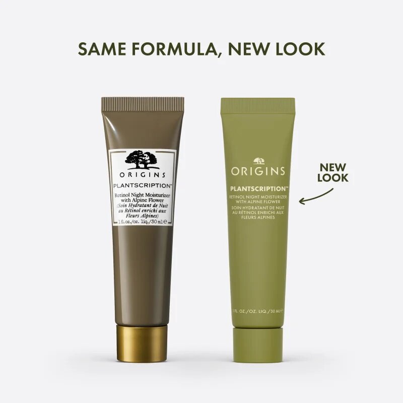 Origins Plantscription™ Retinol Night Moisturizer With Alpine Flower hidratáló éjszakai krém retinollal 30 ml