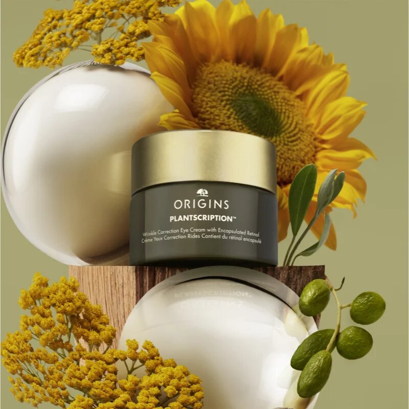Origins Plantscription™ Wrinkle Correction Eye Cream With Encapsulated Retinol hidratáló és kisimító szemkrém retinollal 15 ml