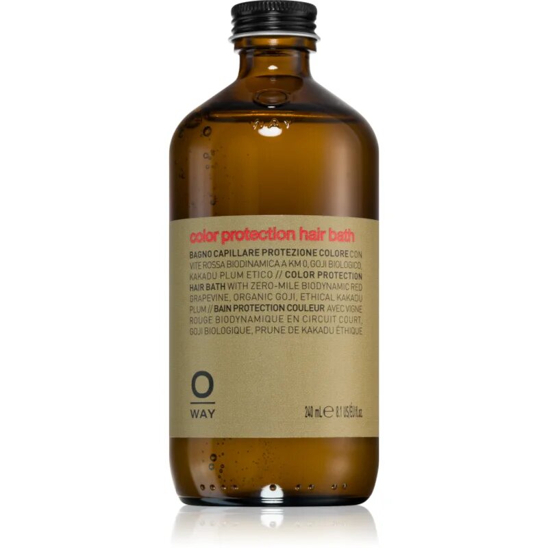 Oway ColorUp Hair Bath sampon festett vagy melírozott hajra 240 ml