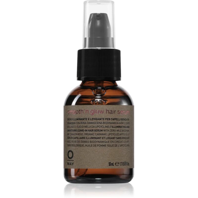 Oway Smooth'n glow Hair Serum kisimító szérum a fénylő és selymes hajért 50 ml