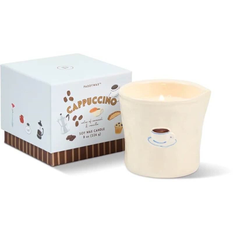 Paddywax Bistro Cappuccino illatgyertya kerámiából készült 226 g
