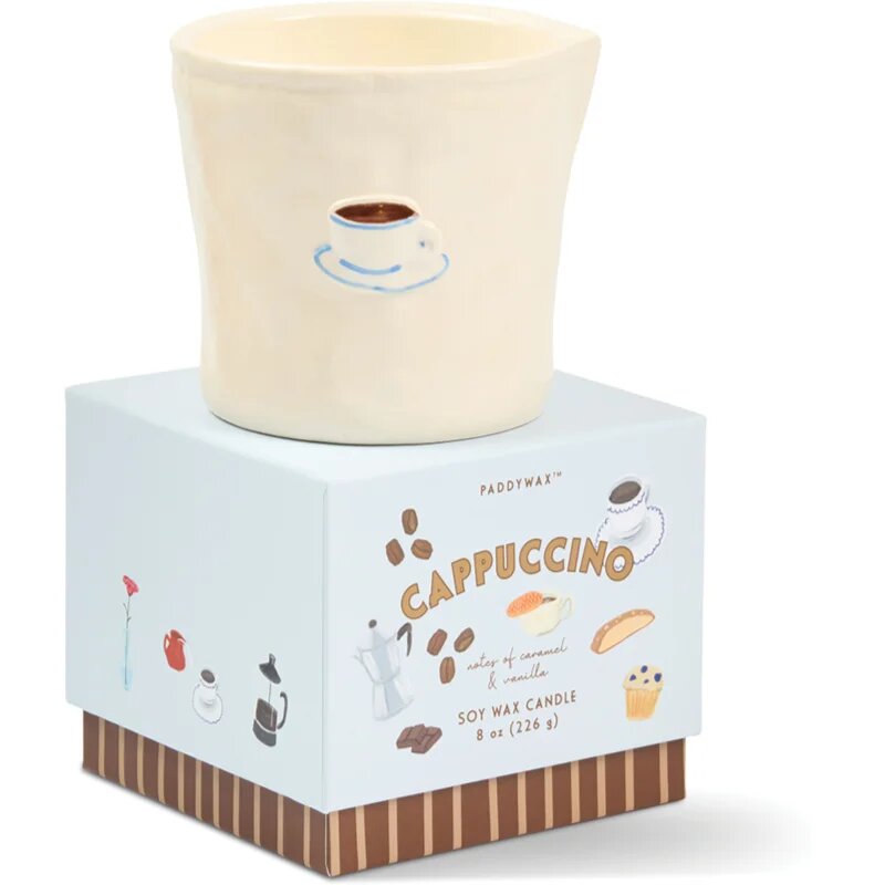 Paddywax Bistro Cappuccino illatgyertya kerámiából készült 226 g
