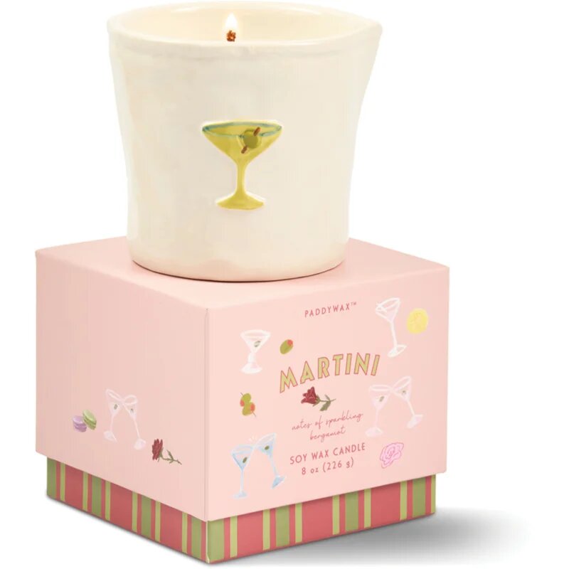 Paddywax Bistro Martini illatgyertya kerámiából készült 226 g