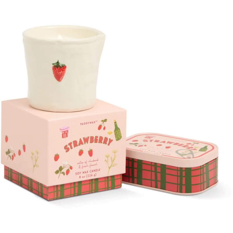 Paddywax Bistro Strawberry illatgyertya 226 g