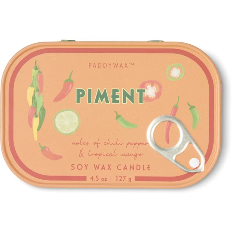 Paddywax Bistro Tin Piment illatgyertya alumínium dobozban 127 g