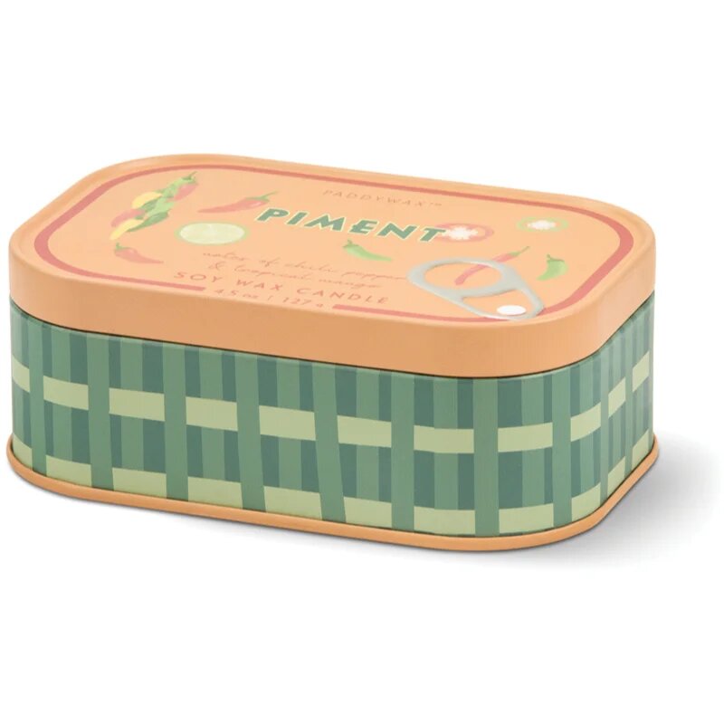 Paddywax Bistro Tin Piment illatgyertya alumínium dobozban 127 g