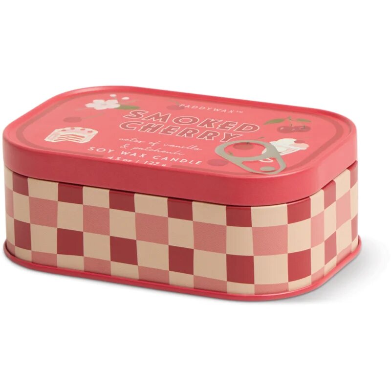 Paddywax Bistro Tin Smoked Cherry illatgyertya alumínium dobozban 127 g