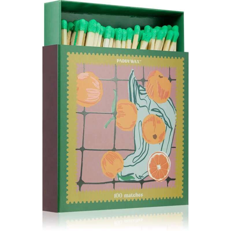 Paddywax Jumbo Boxed Oranges gyufa 100 ks 1 db