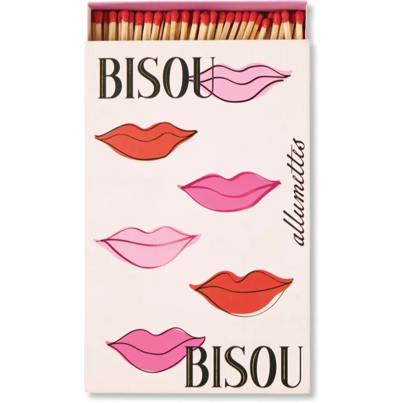 Paddywax Large Rectangle Matches Bisou Bisou gyufa 120 db