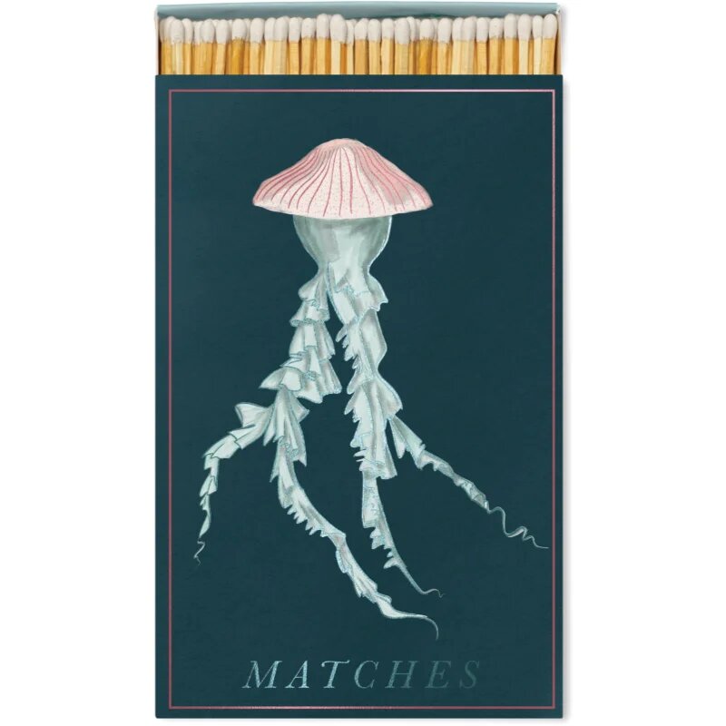 Paddywax Large Rectangle Matches Jellyfish gyufa 120 db