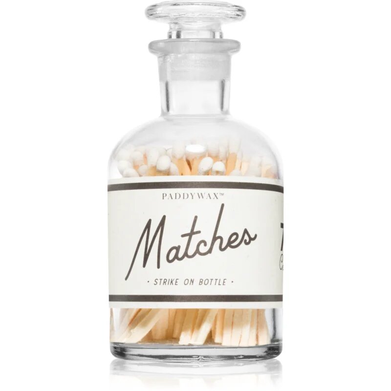 Paddywax Matches White Glass gyufa 75 db