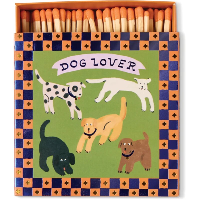 Paddywax Square Dog Lover gyufa 125 db