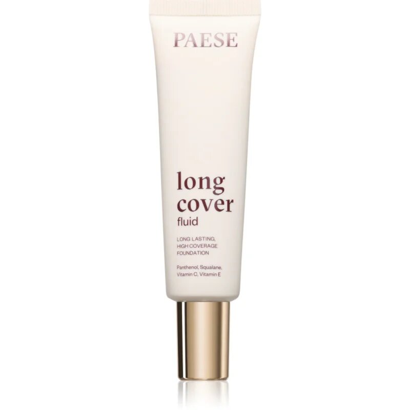 Paese Long Cover Fluid Tube Foundation Magas fedésű alapozó árnyalat 01 light beige 30 ml