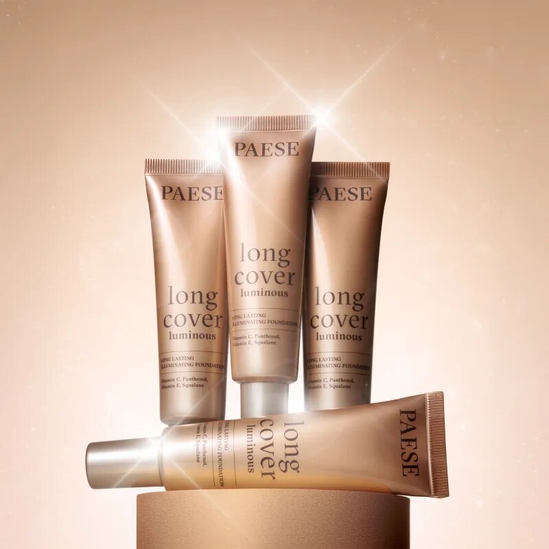 Paese Long Cover Luminous Foundation élénkítő make-up árnyalat 1.0 light beige 30 ml