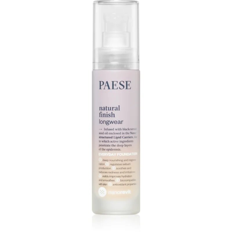 Paese Nanorevit tartós alapozó tápláló hatással árnyalat 03 Sand 30 ml