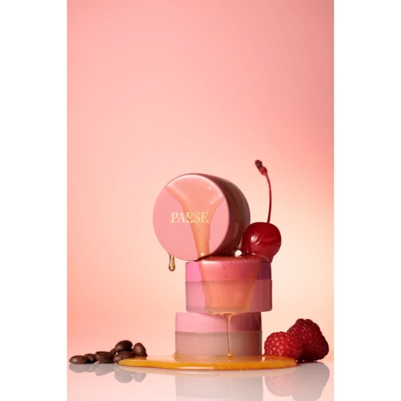 Paese Peptide Lip Mask hidratáló maszk az ajkakra peptidekkel árnyalat Cherry 10 g