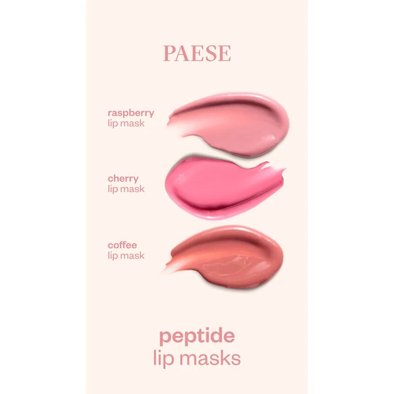 Paese Peptide Lip Mask hidratáló maszk az ajkakra peptidekkel árnyalat Raspberry 10 g