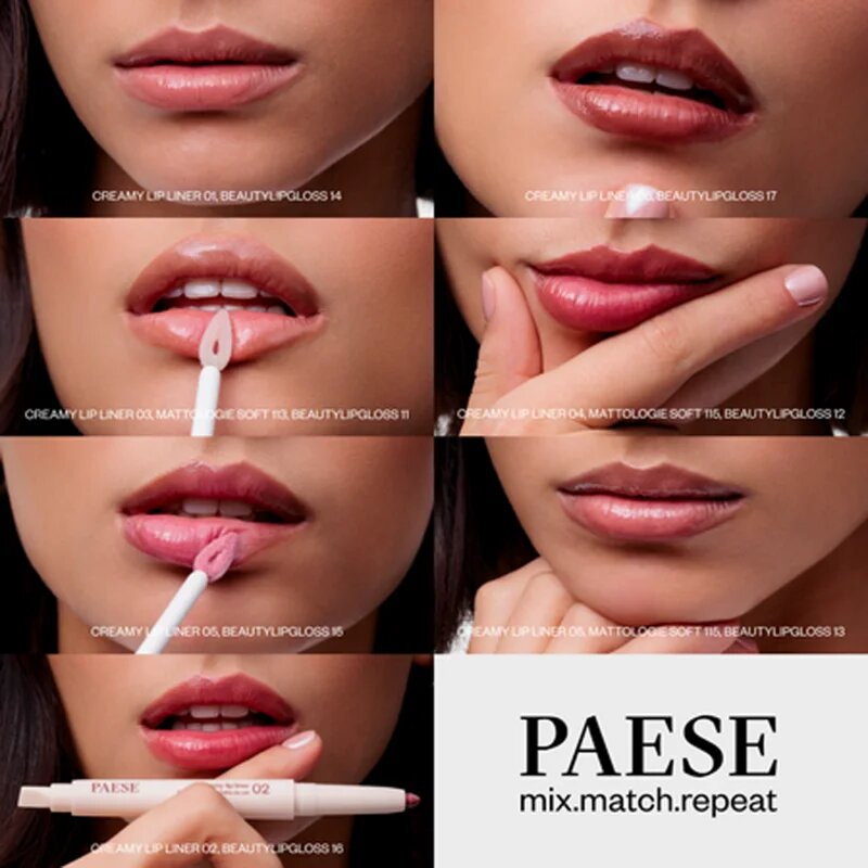 Paese Tasty Lips Beauty Lipgloss ajakfény árnyalat 15 raspberry cream 4.5 ml