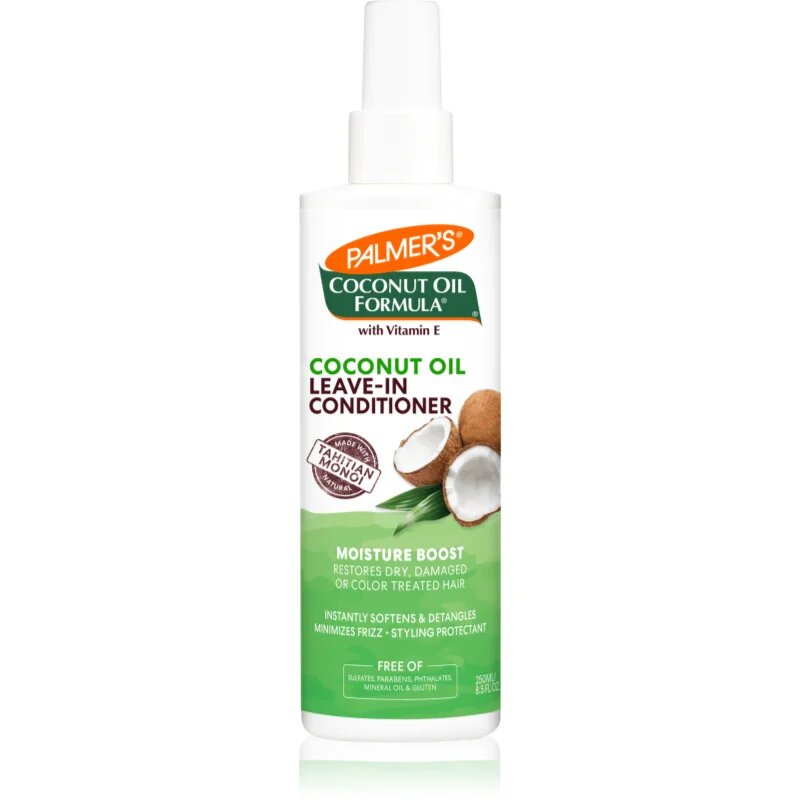Palmer’s Coconut Oil Formula Moisture Boost öblítést nem igénylő spray kondicionáló száraz sérült vegyileg kezelt hajra 250 ml