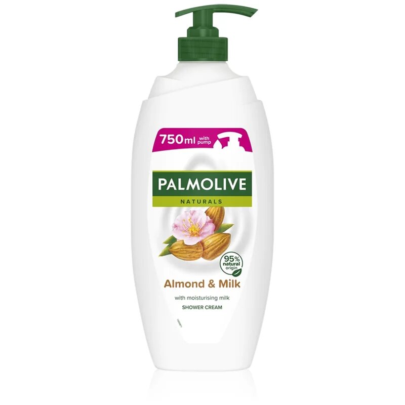 Palmolive Naturals Almond krémes tusoló gél mandulaolajjal pumpás 750 ml