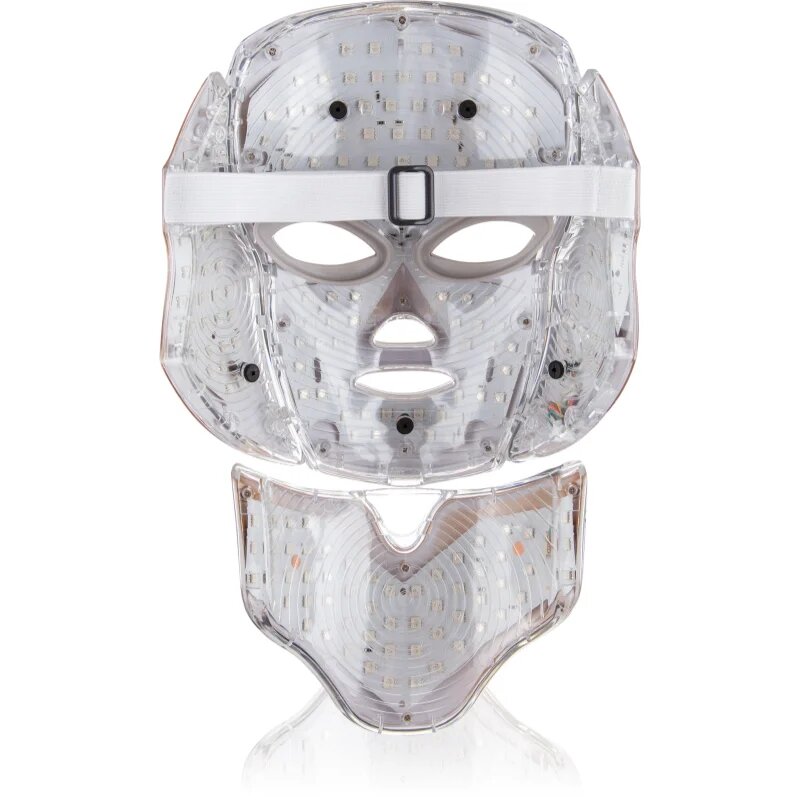 PALSAR7 LED Mask Face and Neck LED kezelőmaszk az arcra és a nyakra Gold 1 db